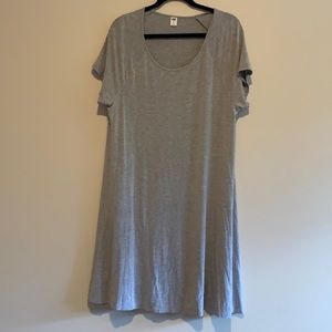 Old Navy gray Tshirt swing dress